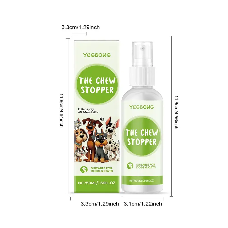 Pet Anti-chew Spray, 1 Count Furniture Protective Cat Dog Anti-bite Aid Training Bitter Spray, Pet Training & Behaviour Aids, Dog & Cat Accessories 1