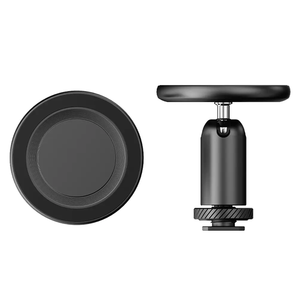 Portable Magnetic Phone Mount Phone Holder Magnetic Phone Tripod Mount Quick Release with Cold Shoe Adapter Base Replacement for iPhone 15/14/13/12 Series Smartphones