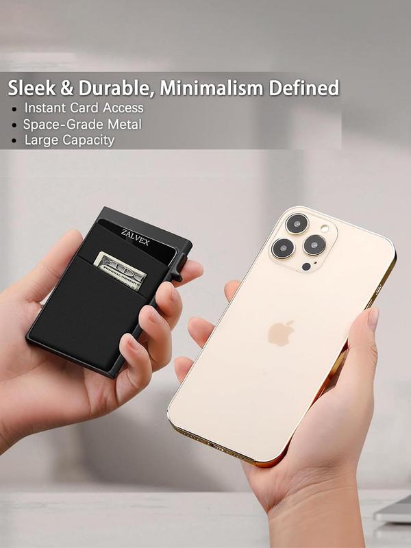 Men's Simple Plain Multi Card Slots Card Holder As Gift, Summer Rfid Anti-magnetic Anti-theft Blocking Card Holder, Casual Trendy Cardholder for Daily Use 3