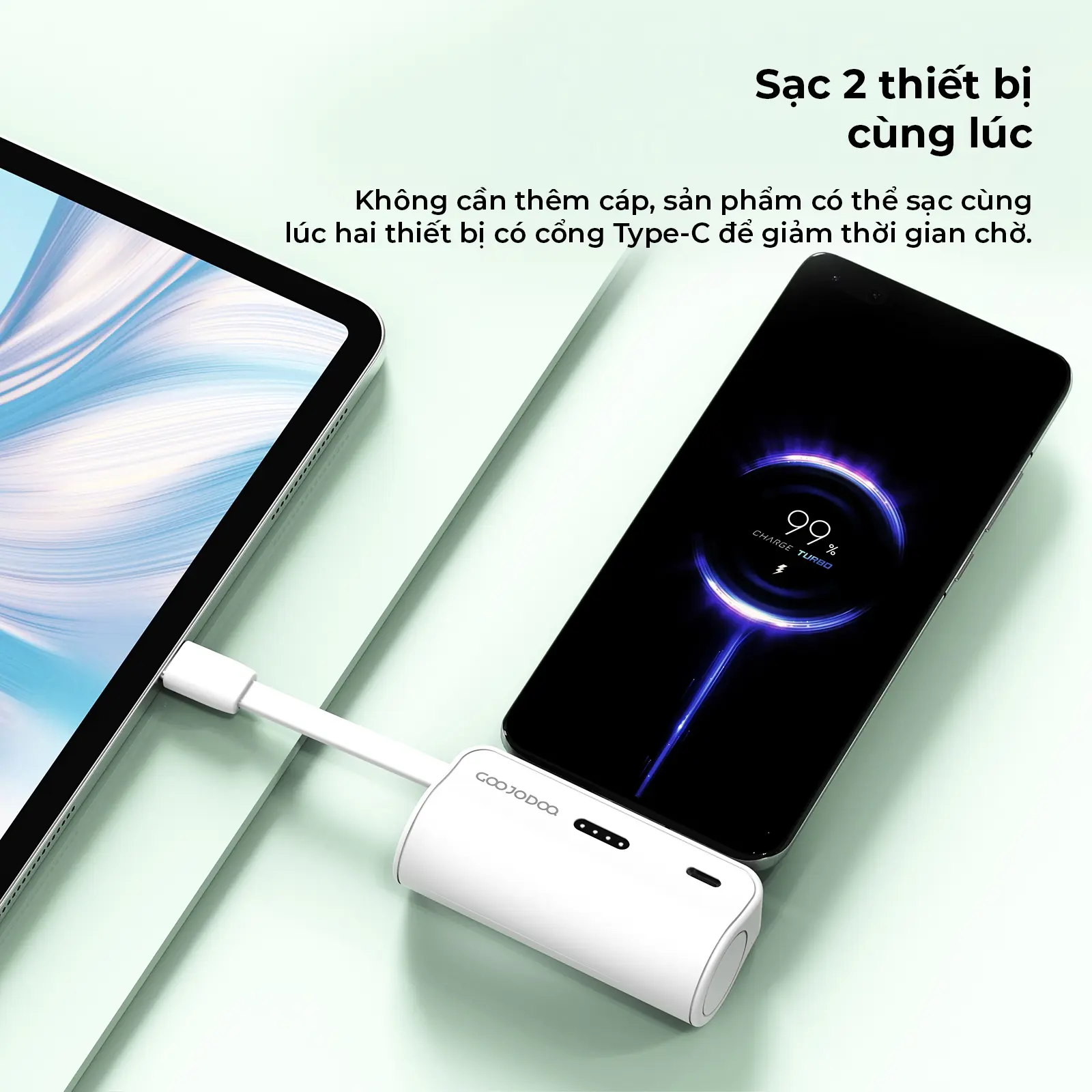 [GOOJODOQ* Quà tặng* Sạc Dự Phòng Mini Ngẫu nhiên GOOJODOQ 4000MAh. Pin Hiệu Suất Cao, Cầm Tay Và Kích Thước Bỏ Túi Dự Phòng | BigBuy360 - bigbuy360.vn