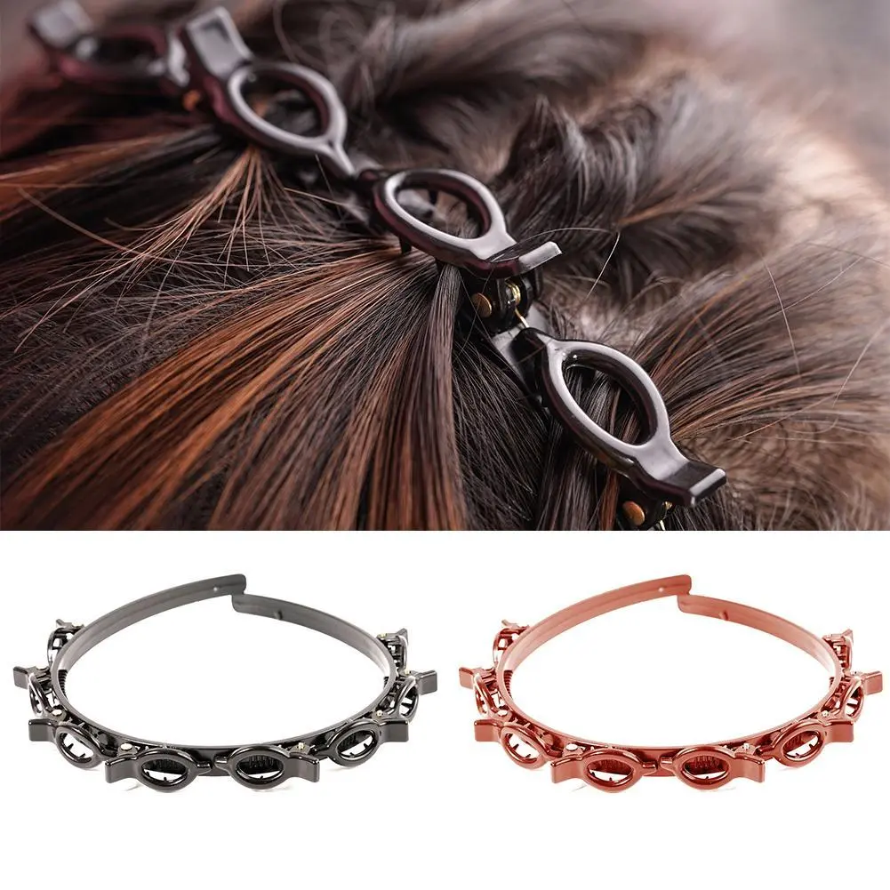 Fashion Women Bangs Artifact Hairpin Princess Hair Accessories Plate Headband Double Multi-strand Hair Band Female Headwear