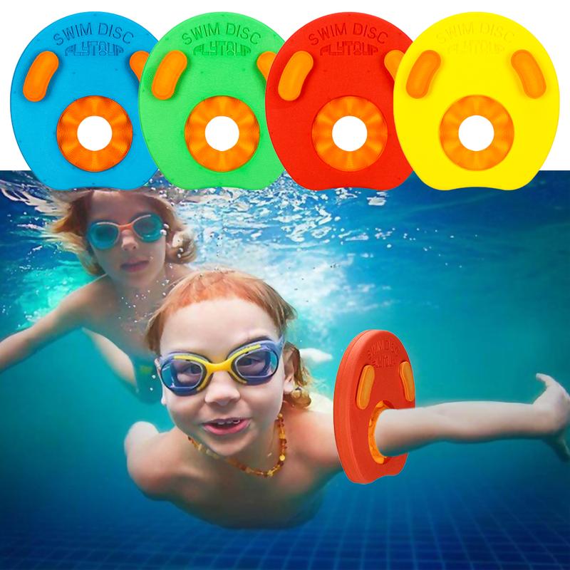 Product Introduction of 1PC EVA Foam Swim Discs Child ArmBands Floating Sleeves Armbands Kids Swimming Exercises Circles Rings Kids Pool Cuffs 3