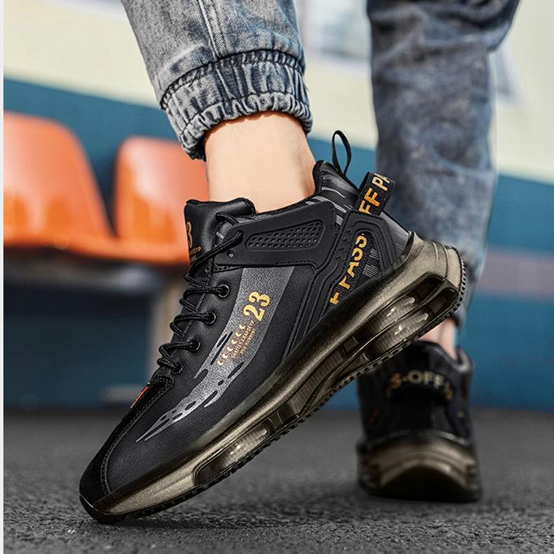 Product Introduction of Fashionable Men's Shoes: Air Cushioned Sneakers for Casual and Sports Shock-absorbing Sports Versatile Running Shoes Athletic Trainers 6