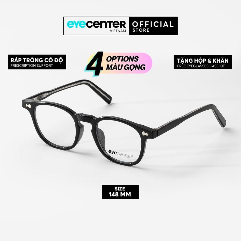 A114 Gọng kính cận nam nữ chính hãng EYECENTER #A114 lõi thép chống gãy nhập khẩu by Eye Center Vietnam