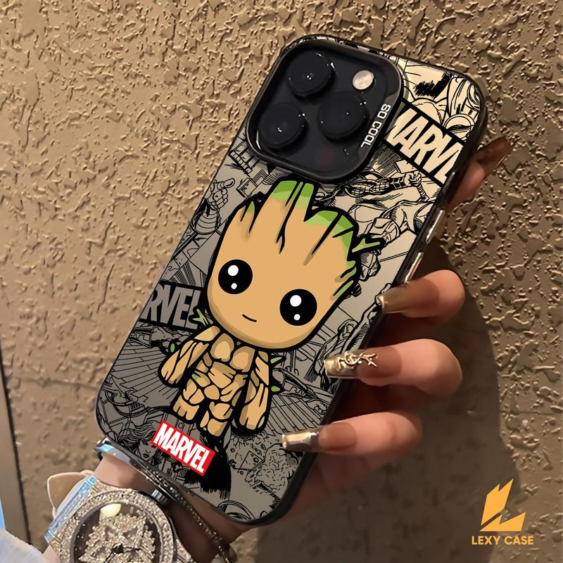 IMD Case for Iphone SM453 Super Hero Premium Mate Hardcase Hybrid Hologram Silicon Polycarbonate Handphone Softcase 7