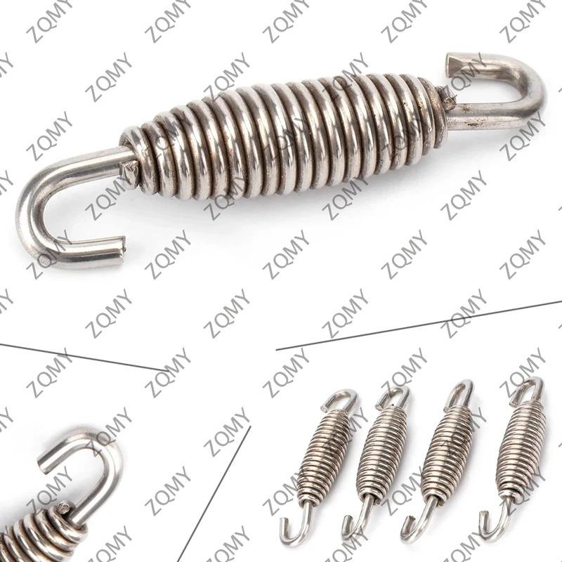 4PCS Universal Short Outlaw Racing Stainless Header Exhaust Springs ...