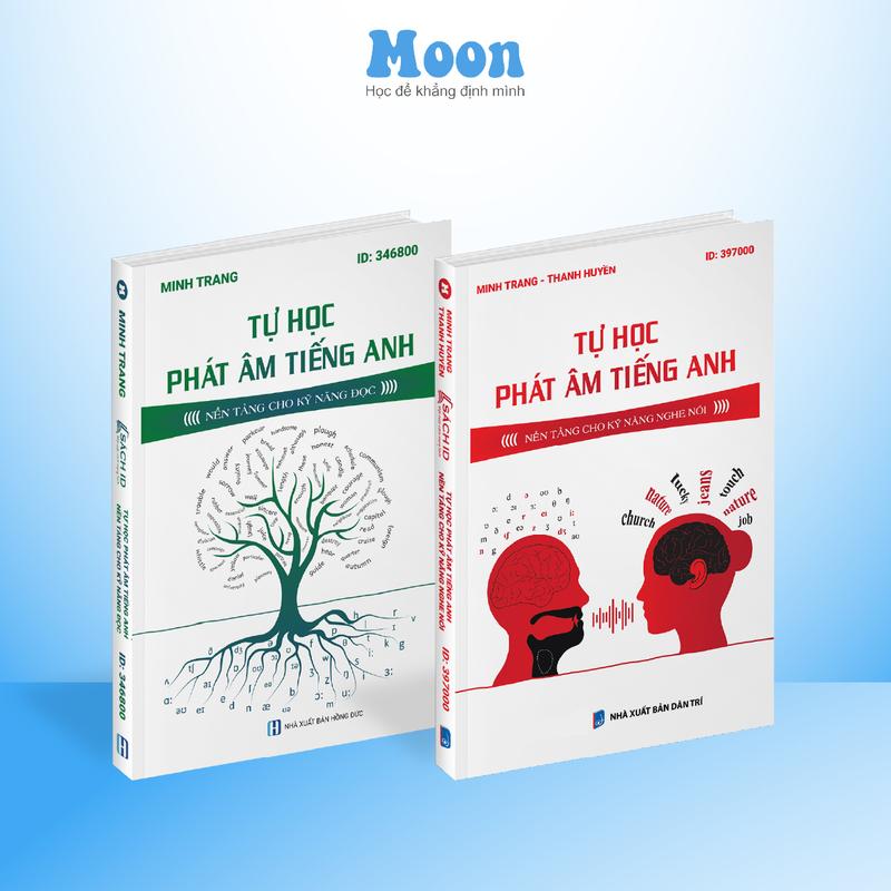  Sách - sổ tay tự học phát âm tiếng anh moonbook 