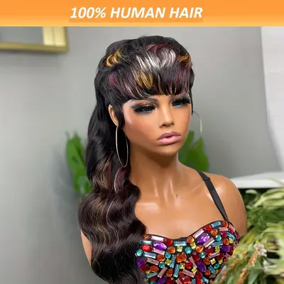 Mullet wig woman hotsell