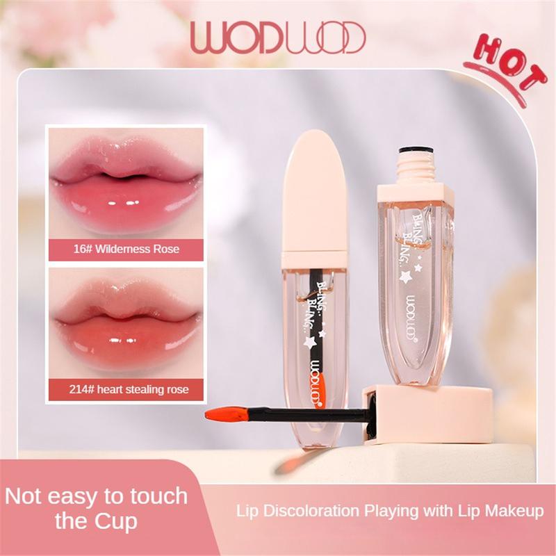  Dầu Tinh Chất Môi Đổi Màu WODWOD Dưỡng Ẩm Làm Mờ Đường Viền Môi Mặt Nạ Môi Son Skincare Collagen Nữ 