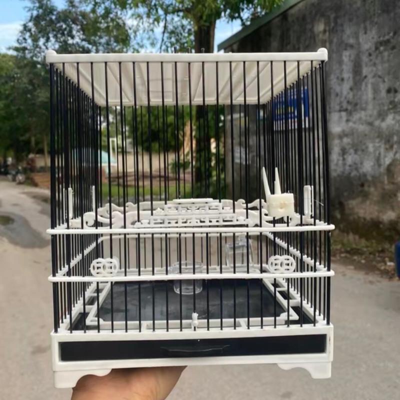  ￼Khung lồng hút mật tự ráp lồng chim hút mật khuyên ốc mít chất liệu nhựa ABS cứng cáp kèm phụ kiện chao mao 
