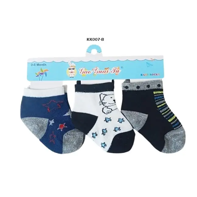 Kaos Kaki Socks Antislip Anak Bayi Laki laki Perempuan 0 6 12 Bulan Newborn Lucu Import Terbaru 5