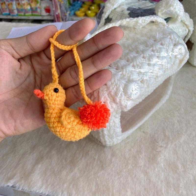 Phụ kiện, móc khóa túi len du lịch cho hamster, sóc, bọ, nhím, thú nhỏ 4