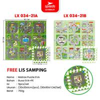 Gambar SPEEDS Evamat Motif 30x30x1cm Eva Mat Bergambar Matras Edukasi Mainan Sensory Play Empuk Puzzle Anak 034-21 - -21 A 30x30x1cm dari Calary Toys Kab. Tangerang 3 Tokopedia