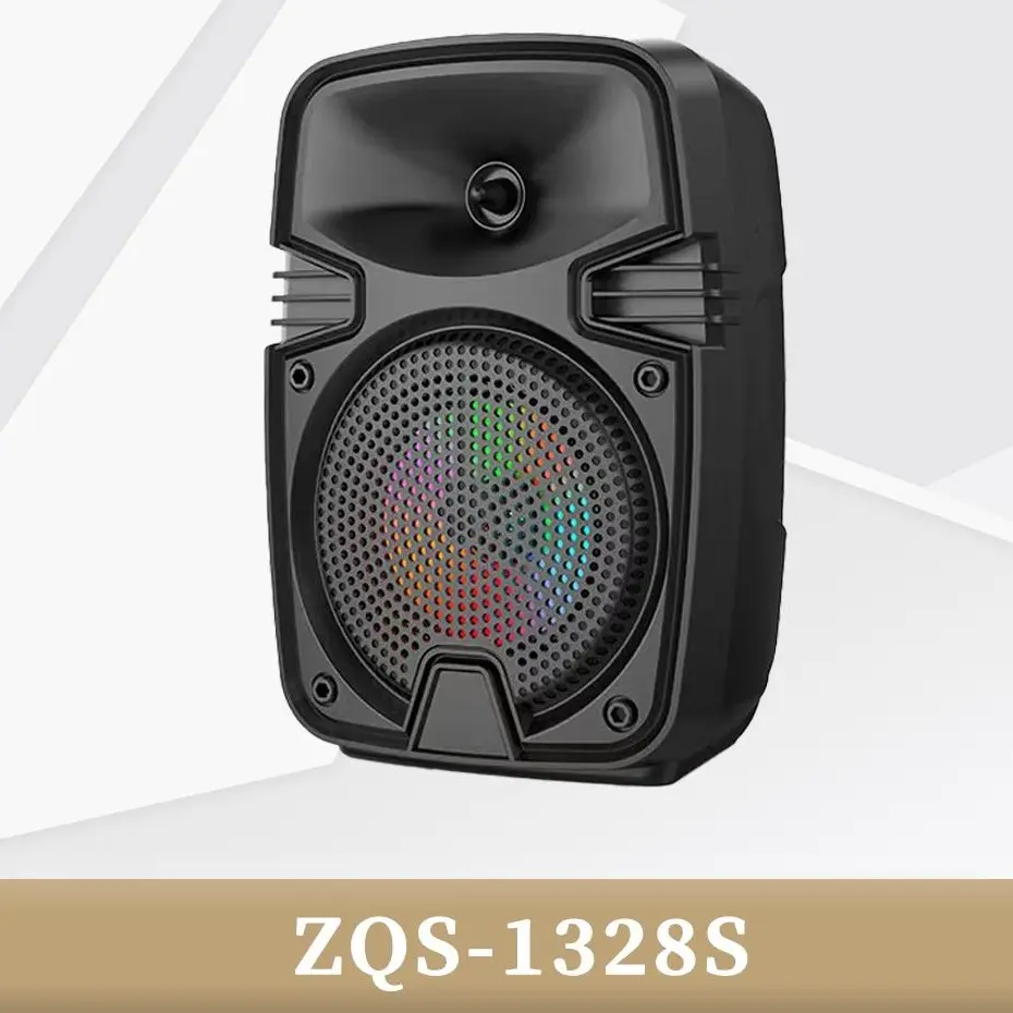 Loa Bluetooth ZQS-1328, Âm thanh sống động, Đèn led nhấp nháy theo nhạc, kết nối bluetooth, phù hợp mang theo du lịch ngoài trời