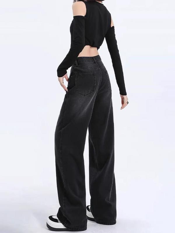 Moli Jeans - Quần jean Suông Ống Rộng BigSize Denim 4542 Quần Jean Ống Rộng Wash Màu, Quần Bò Ống Rộng, Kiểu Dáng Ống Suông Rộng, Quần Bò Nữ Ống Rộng Dáng Xuông Nữ Pants Baggy Women Ong | BigBuy360 - bigbuy360.vn