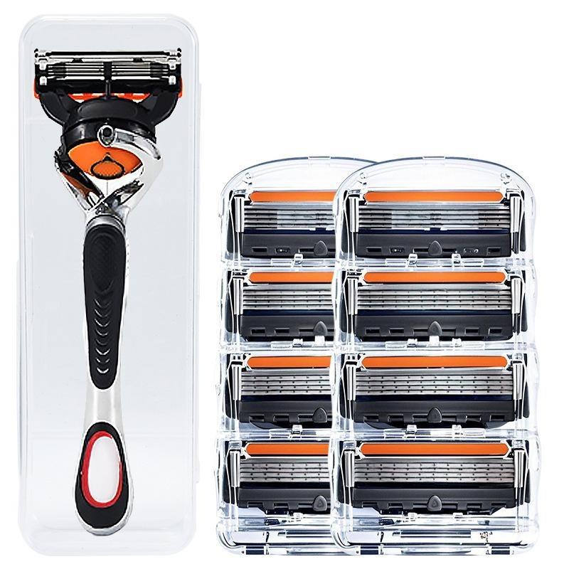 U40-Bộ dao cạo râu4 lưỡi thép Nhật phủ titan, đầu cạo chuyển động linh hoạt,…