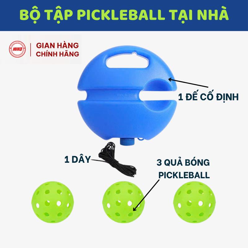 Bộ Dụng Cụ Tập Luyện Pickleball MHKB Tại Nhà, Bộ Tự Luyện Tập Tennis Chất Liệu Bền Bỉ