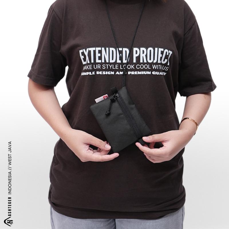 Sling Pouch Pria Wanita Livina Sako Pouch Mini Wallet Neckbag Dompet Kartu Koin Sling Bag Pouch Mini 7