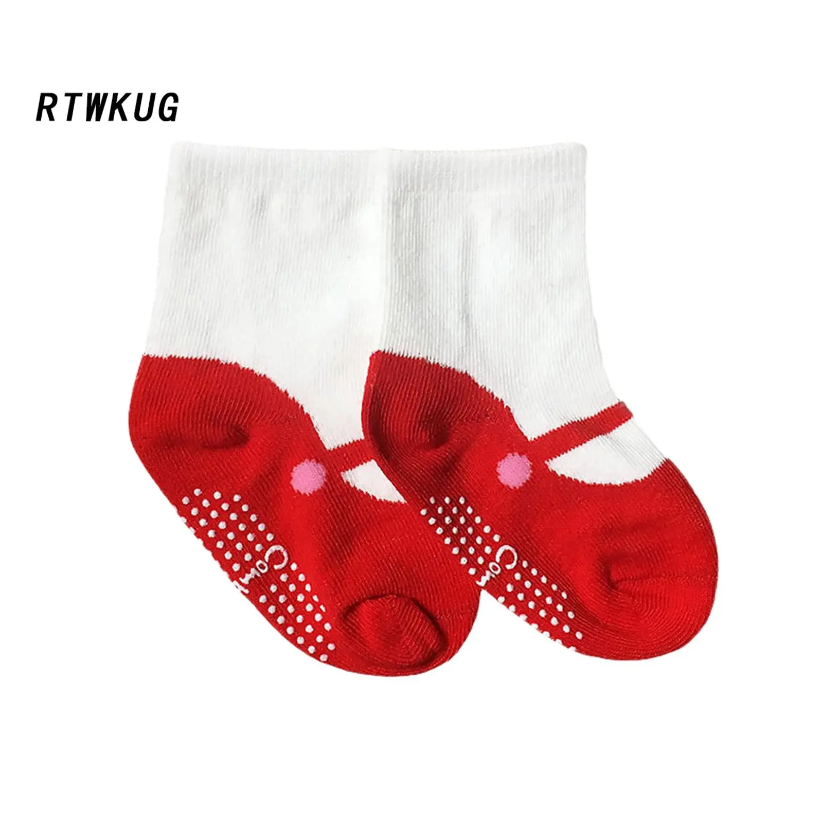 Baby Girl Anti-slip Floor Socks Cotton Patchwork Breathable Short Socks