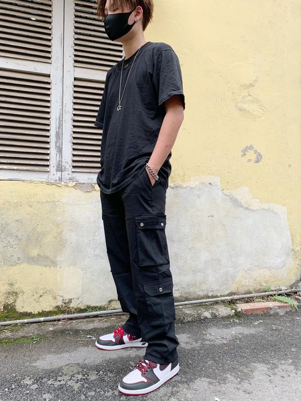 Quần cargo pants 4 túi 083 nút bấm JOGGER unisex nam nữ