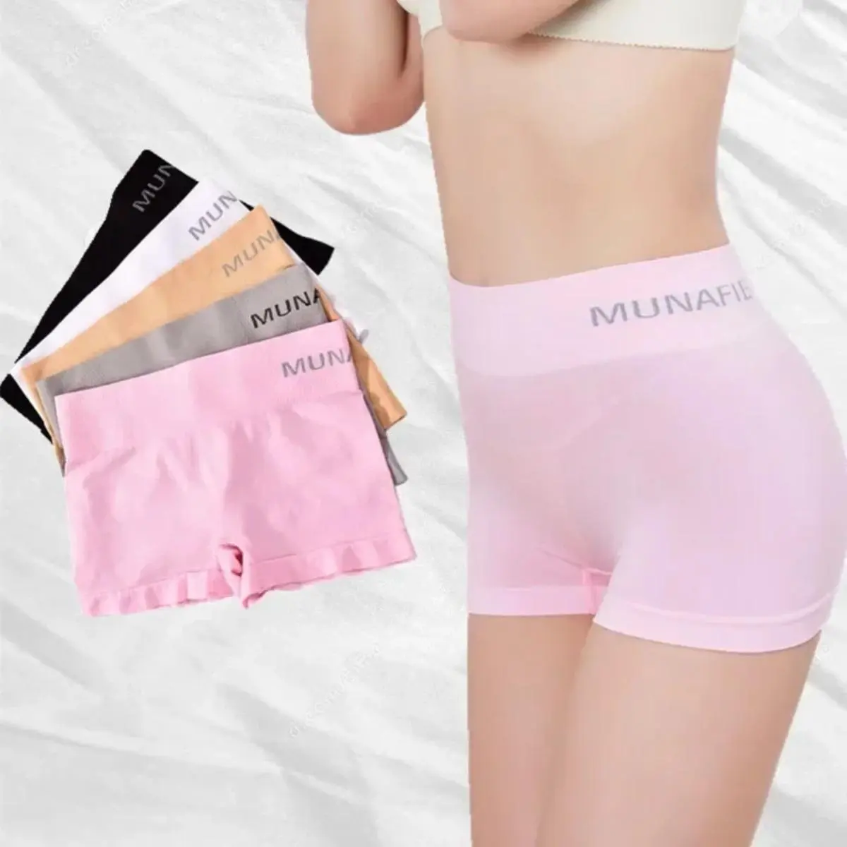 Women's Seamless Safe Short Short Tights for Women Safety Pants Under Shorts Women Leggin Shorts Style Boxer  String Femme dry clean basic dry clean brown Lingerie Panty Lady Casual Minimalist Womenswear Comfort Bottom Maternity