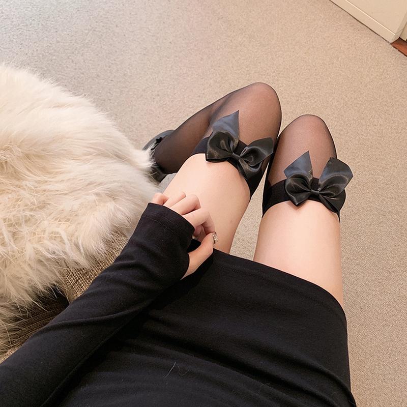 Product Introduction of Women Sheer Thigh High Socks Cute Bows Mesh Stockings over Knee Socks for Streetwear Clothing Accessories Fashion Fit 33