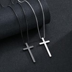 Yuelinova  Kalung Salib, Fesyen Ringkas, Gaya Eropah dan Amerika, Bahan Keluli Titanium, Barang Kemas Loket Lelaki, Item Panas Amazon Temu kalung  saliptitanium Necklaces Jewelry