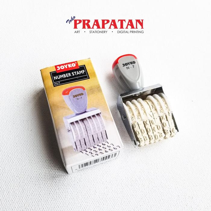 Gambar Number Stamp / Stempel Nomor Joyko N-7 - Warna dari Toko Prapatan_NEW Kota Administrasi Jakarta Timur Tokopedia