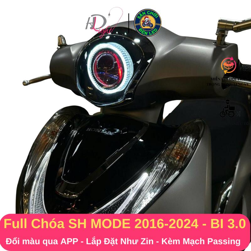   SH  Full chóa xe SH MODE  Bi 3.0 - kèm mạch Passing-  Phụ Tùng - Phụ Kiện Xe máy 