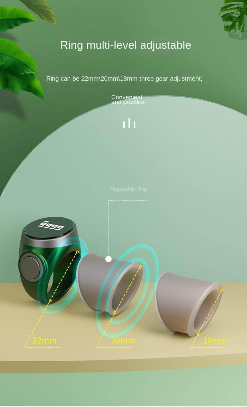 Product Introduction of tasbih digital cantik Smart Counting Ring, Waterproof, for Muslims, Zikr, Numbers,Tasbeeh 2
