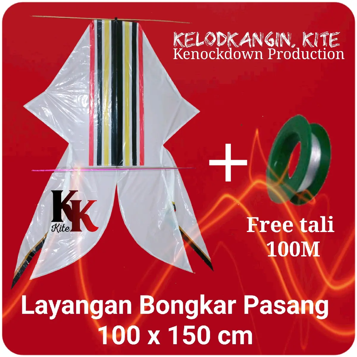 Layangan Bebean Bongkar Oasang 100x150 Cmlayangan Bebean Bongkar Pasang 100x150 Cm knockdown