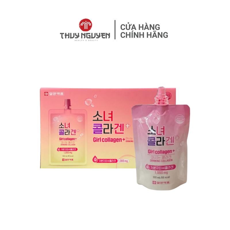 DẠNG TÚI Nước Uống Đẹp Da Girl Collagen Hàn Quốc 1 Hộp 10 Túi