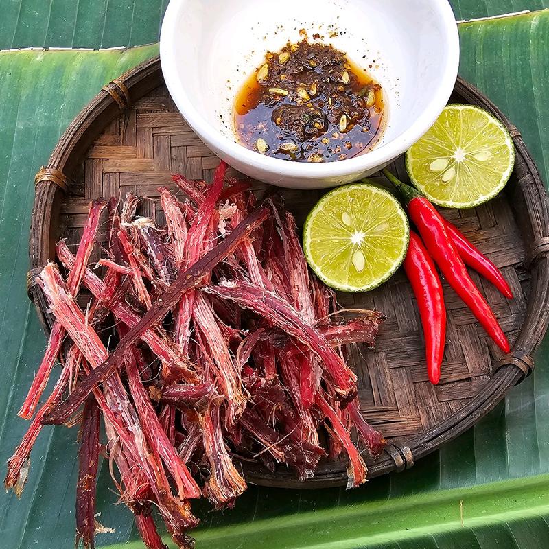 Combo Thịt khô gác bếp Tây Bắc 500g trâu + 500g lợn