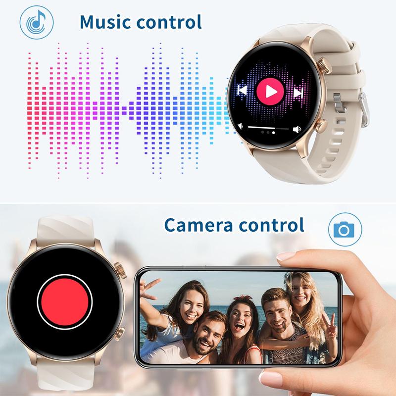 Product Introduction of Multifunctional Smart Watch, Fashion Digital Watch with Weather Forcast, Music Control, BT Support, Sports Watch for Women & Men 7