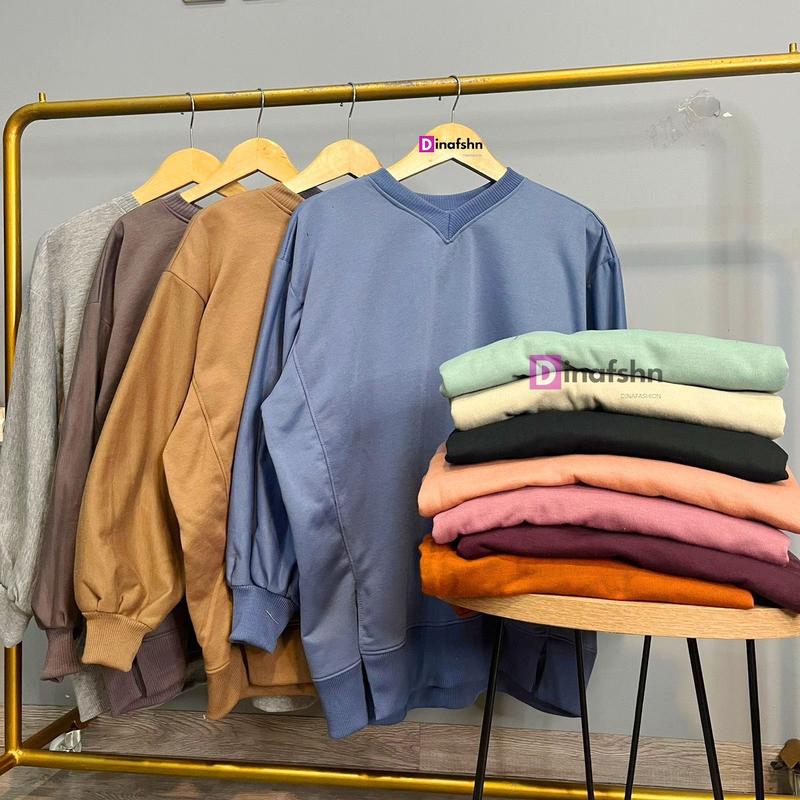 Oversize Sweater  Belah Pinggir Sweater Oblong Wanita Korean style versi dinafshn 2