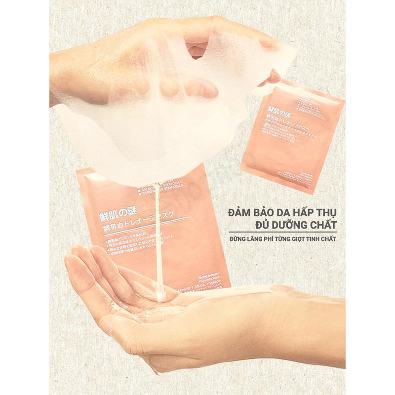 Mặt nạ nhau thai cừu Rwine Beauty dưỡng da, cung cấp độ ẩm, tái tạo collagen 40ml 7