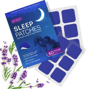 Natural Sleep Patches, 60pcs/box Non-sticky Sleep Aid Patch for Stress Relief, Multi-use Sleeping Patch Body Care Products for Women & Men, Contains Melatonin