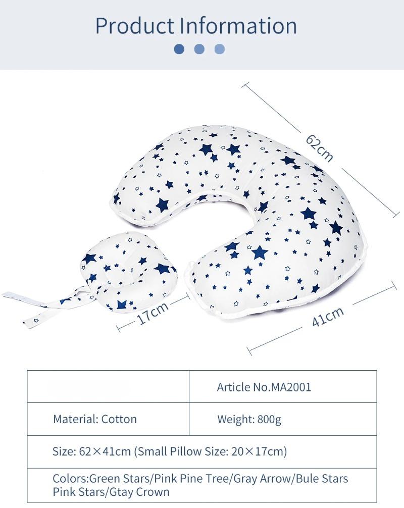 Product Introduction of Insular Breastfeeding Pillow Maternity Nursing pillow U-shaped Breast-Feeding Waist Cushion Newborn Pregnancy Women 2Pcs/Set 10