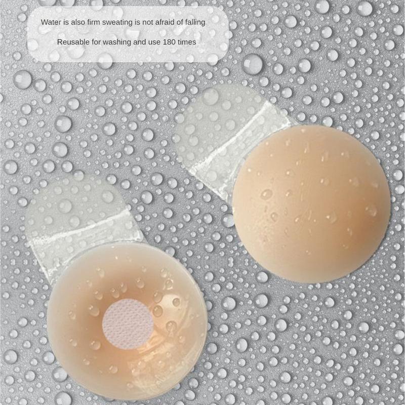 Miếng Dán Ngực Nâng Ngực Silicon, 10CM, Chống Mồ Hôi, Có Thể Tái Sử Dụng, Tự Nhiên Và Vô Hình, Chống Chảy Xệ, Thoáng Khí, Phụ Kiện Áo Ngực Nữ 2