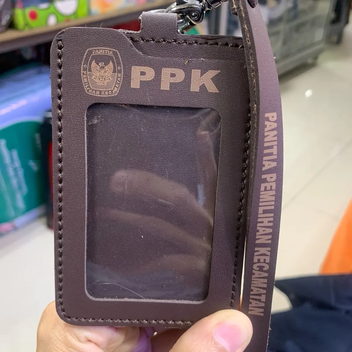 ID CARD PPK PANITIA PEMILIHAN KECAMATAN LANYARD PPK