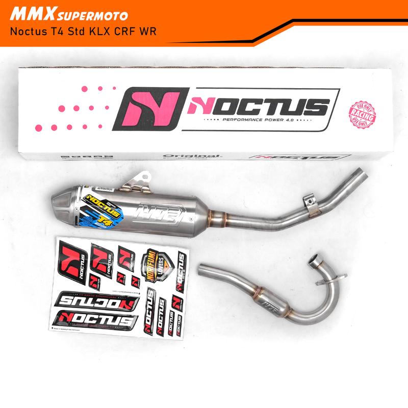 NORIFUMI NOCTUS T5 & T4 Original Knalpot CRF 150 KLX 150 WR 155 Type STD & Bore Up Full Stainless Suara Ngebas Adem 8