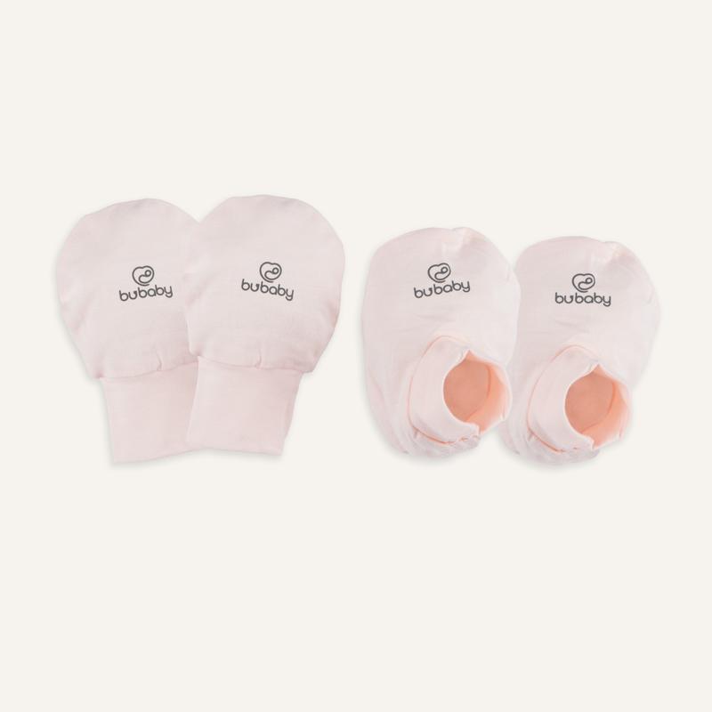  Bộ bao chân bao tay BU Baby Bambus cho bé gái bé trai sơ sinh ABB400004 
