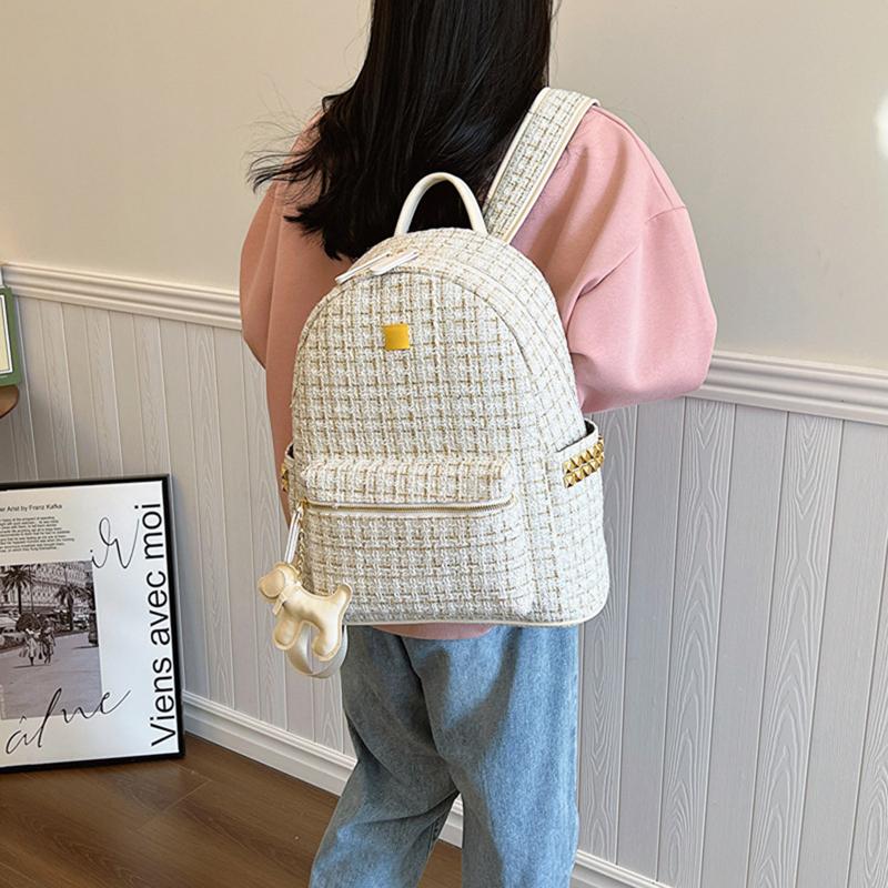 Ba lô đi học, balo đi chơi vải dạ kim tuyến size 40 vừa A4 , laptop 14" tặng kèm móc khóa N393 ba  lô 1