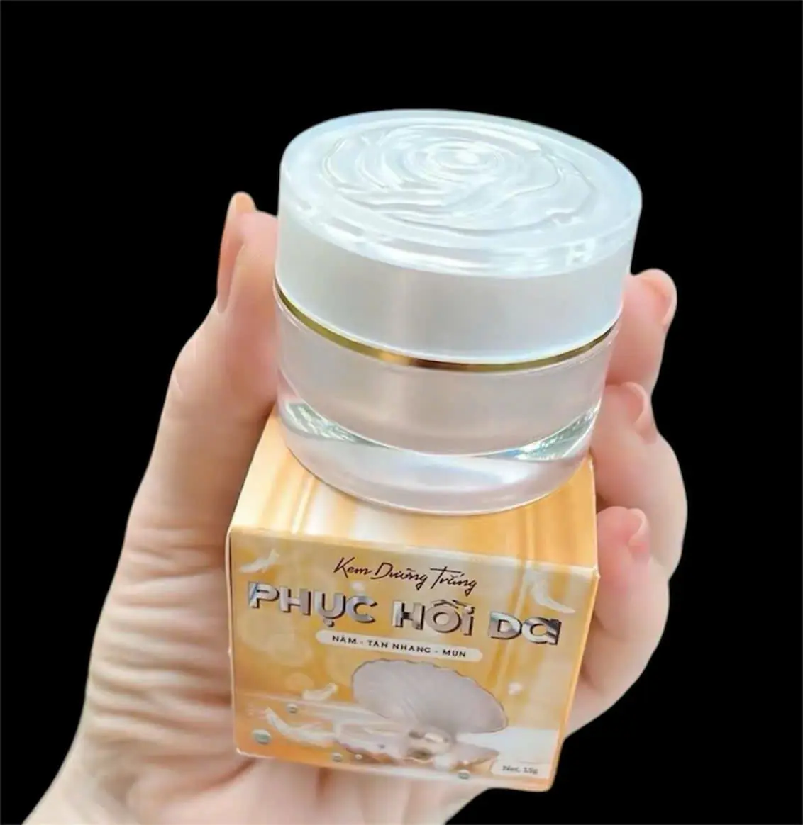 Hộp lẻ hủ kem ngọc trai Hằng Nguyễn hàng chính hãng Skincare Chăm Sóc Da Dưỡng Ẩm Da Làm Đẹp Da Tre serum phuc