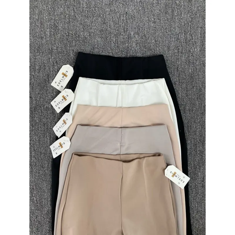 Celana Higwaist Flare Pants - Celana Flare Pants - Highwaist Kulot Cutbray 7