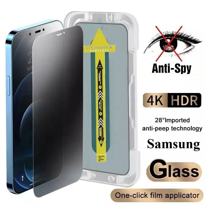 Pelindung Layar Tempered Glass Super Fit Superfit Film Anti Spy Automatic Glossy Kompatibel Untuk Samsung A06 A06s A16 A26 A36 A56 M15 M35 M55 A05 A05s A15 A25 A35 A55 A04 A04e A04s A14 A24 A34 A54 M14 M34 M54 A13 A23 A33 A53 A73 M23 M33 M35 4G 5G