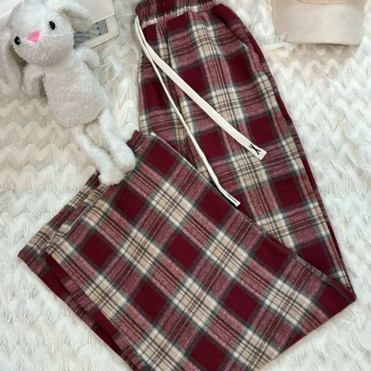 Combo 2 chiếc quần dài cho các nàng lựa chọn nha Nữ Women quần  flannel quần  flannel Nhung Ong