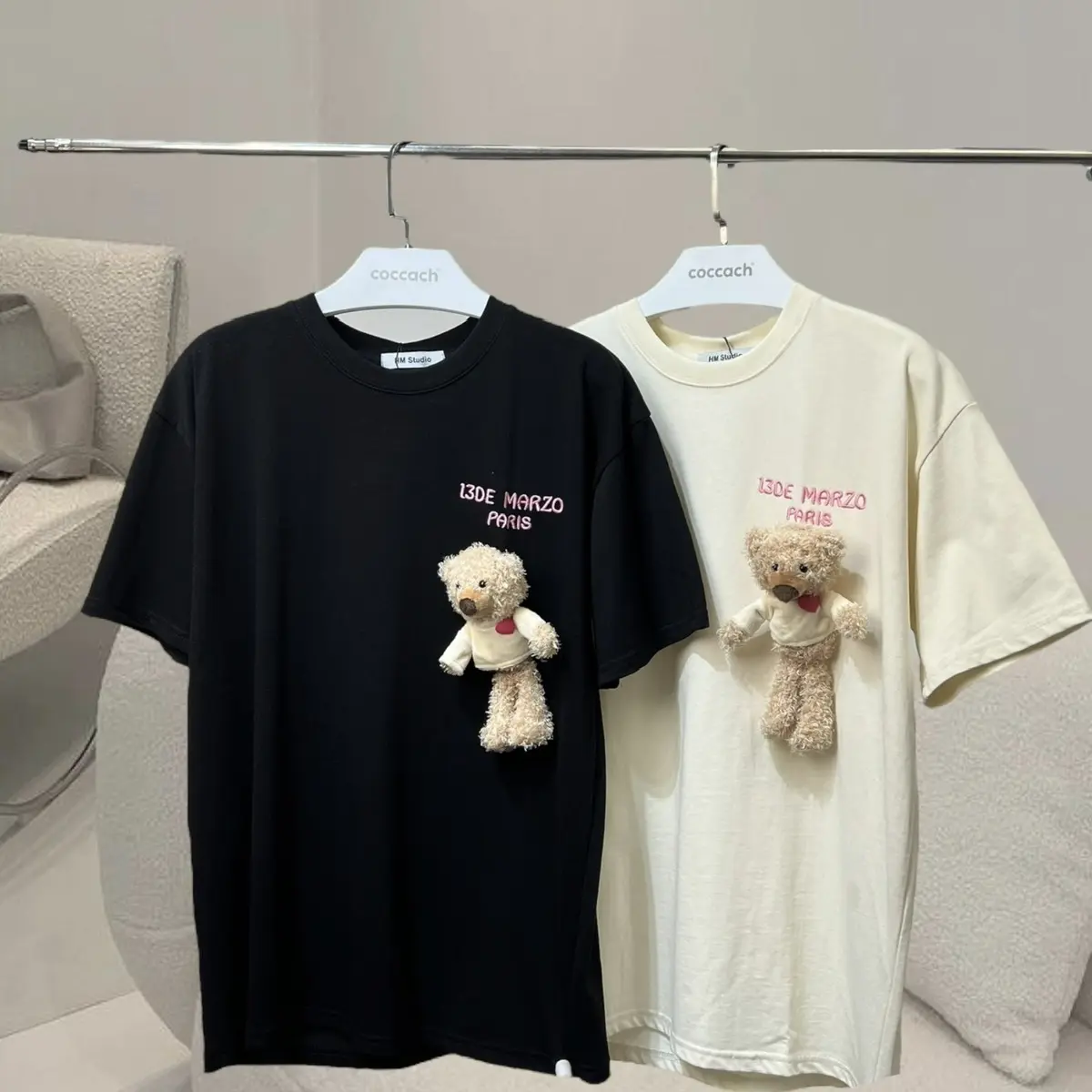 Áo phông unisex BEAR cao cấp TSS-0703