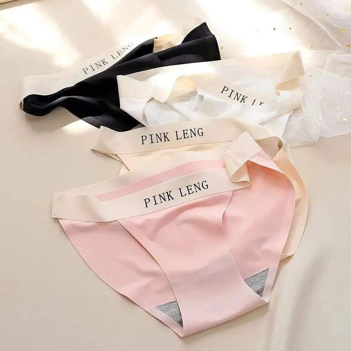 Combo 5 quần lót nữ su PinkLeng cao cấp không lộ viền Women Q198