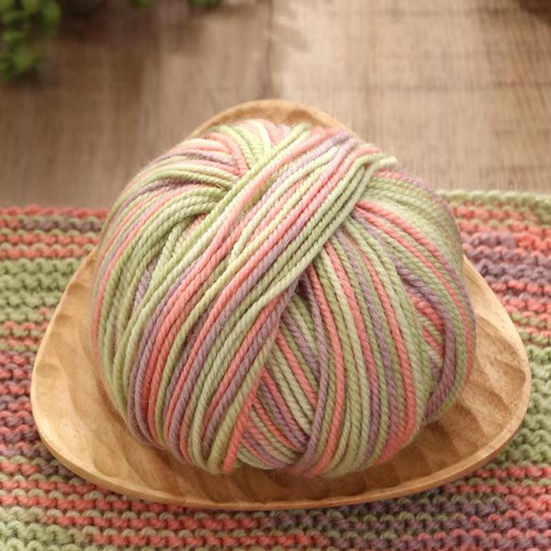 50g/Roll Sequin Mohair Yarn Soft Warm Baby Wool Crochet Yarn DIY Handmade Knitting Sweater Shawl Hat Bag Thread Sewing Supplies 3